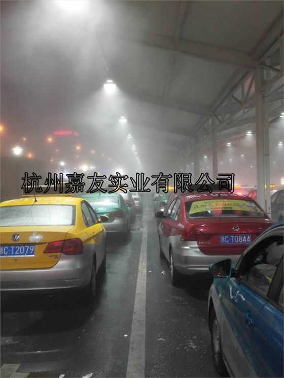 溫州南火車(chē)站高壓微霧降溫.6